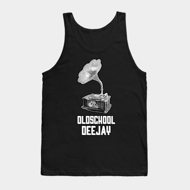 Oldschool Deejay Tank Top by CHROME BOOMBOX